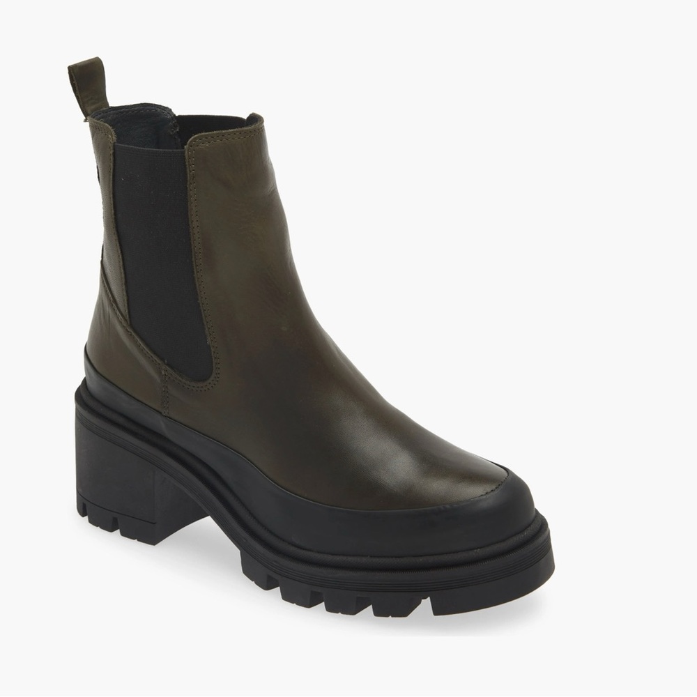 Miz Mooz Brexton Women’s Chelsea Sole Lug Boots - Brown - Size 7.5-8 NEW! Shoes
